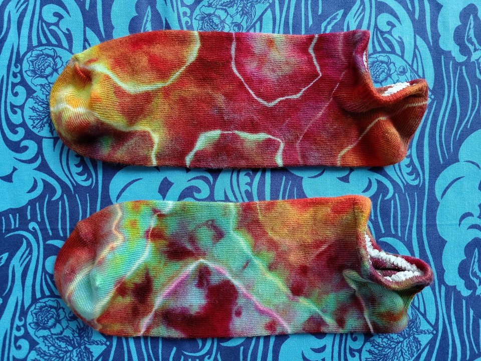 Footie Socks, Bamboo, Size 9-11, Salsa