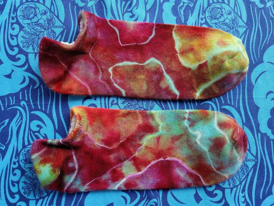 Footie Socks, Bamboo, Size 9-11, Salsa
