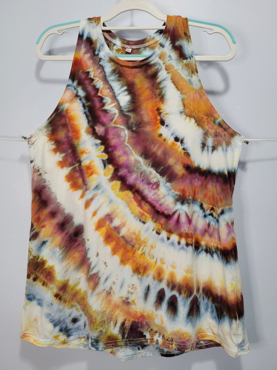 XL Racerback Rayon Tank, Petrified Wood
