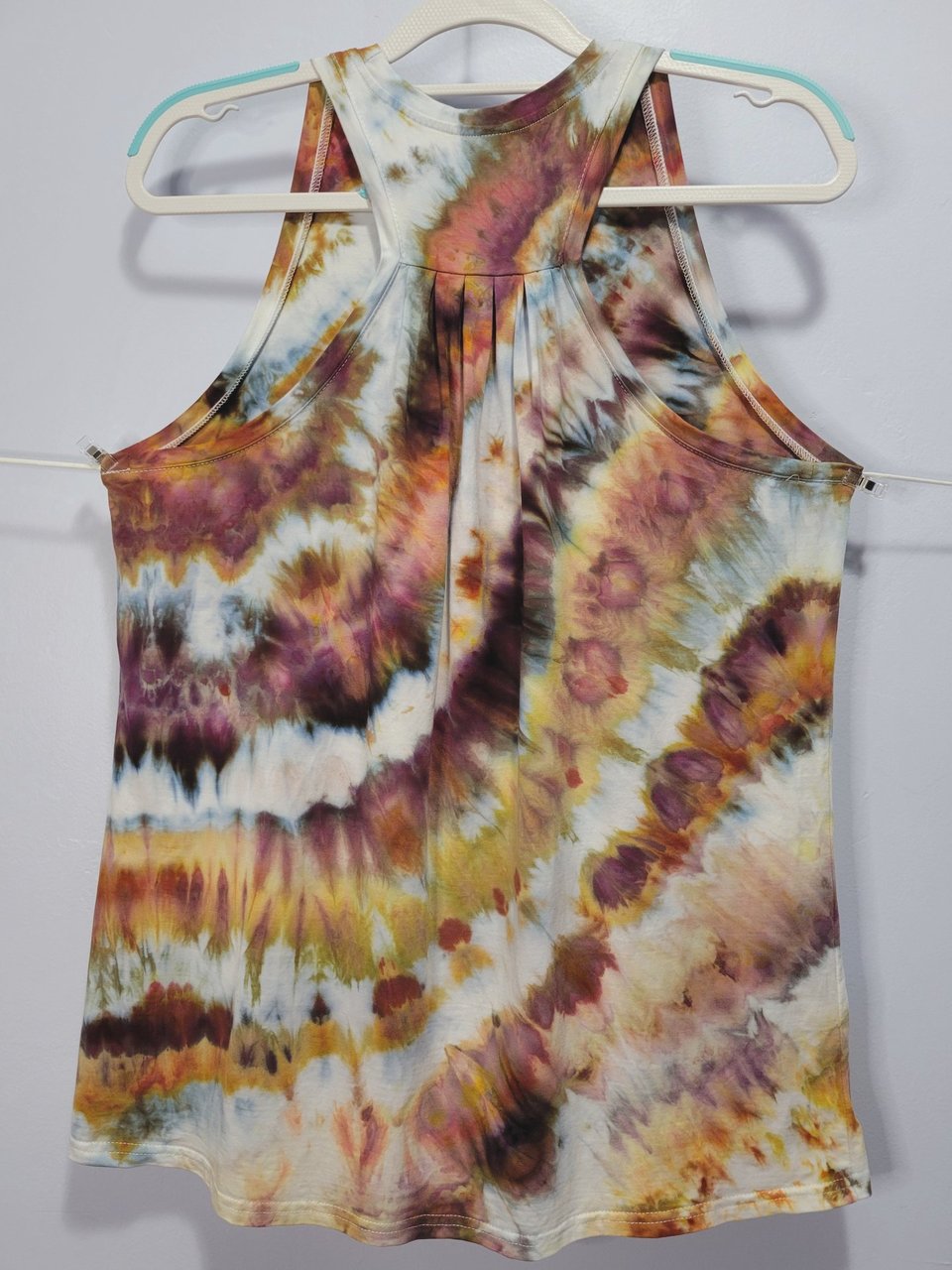 L Racerback Rayon Tank, Petrified Wood