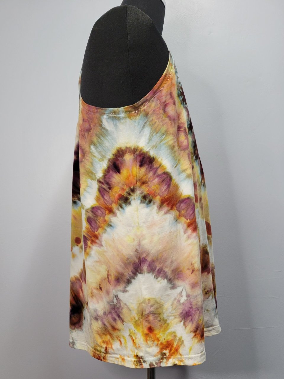L Racerback Rayon Tank, Petrified Wood