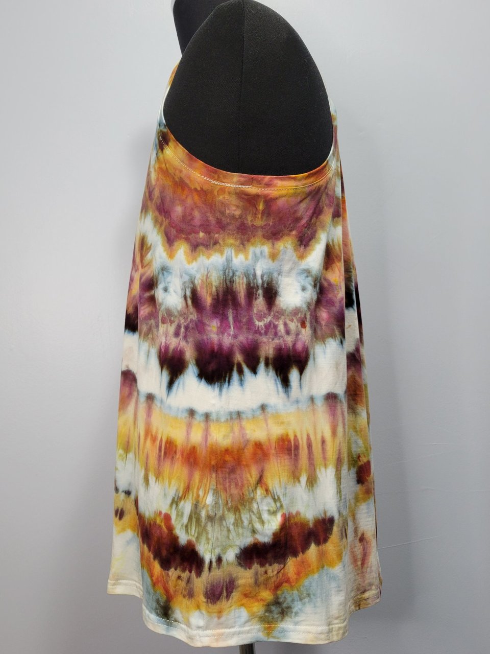 L Racerback Rayon Tank, Petrified Wood