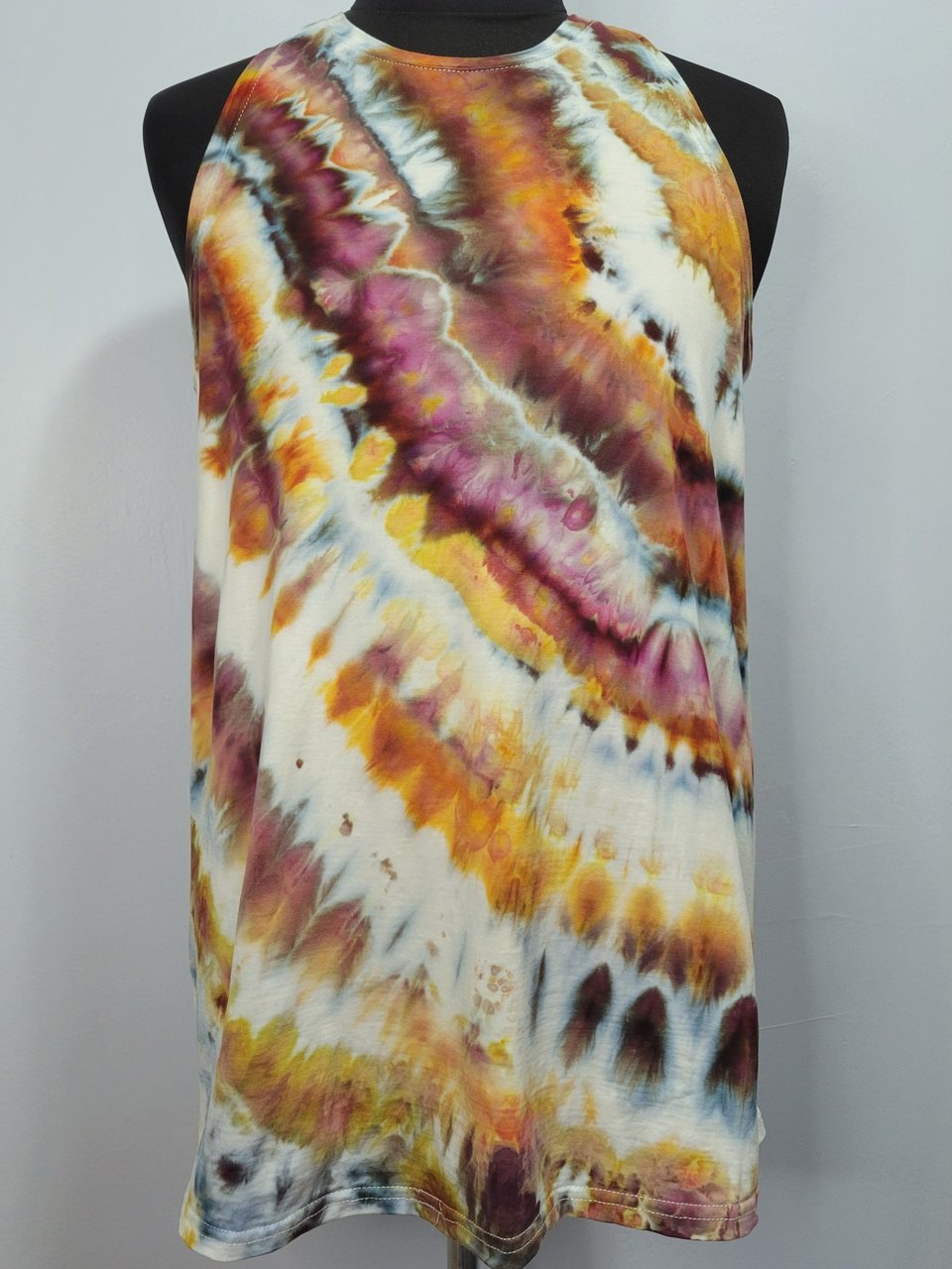 XL Racerback Rayon Tank, Petrified Wood