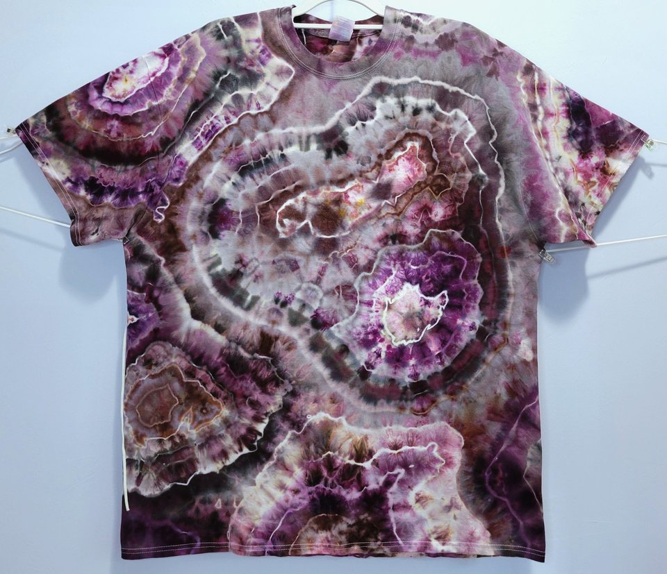 2XL Tall T-Shirt, Plum Geode