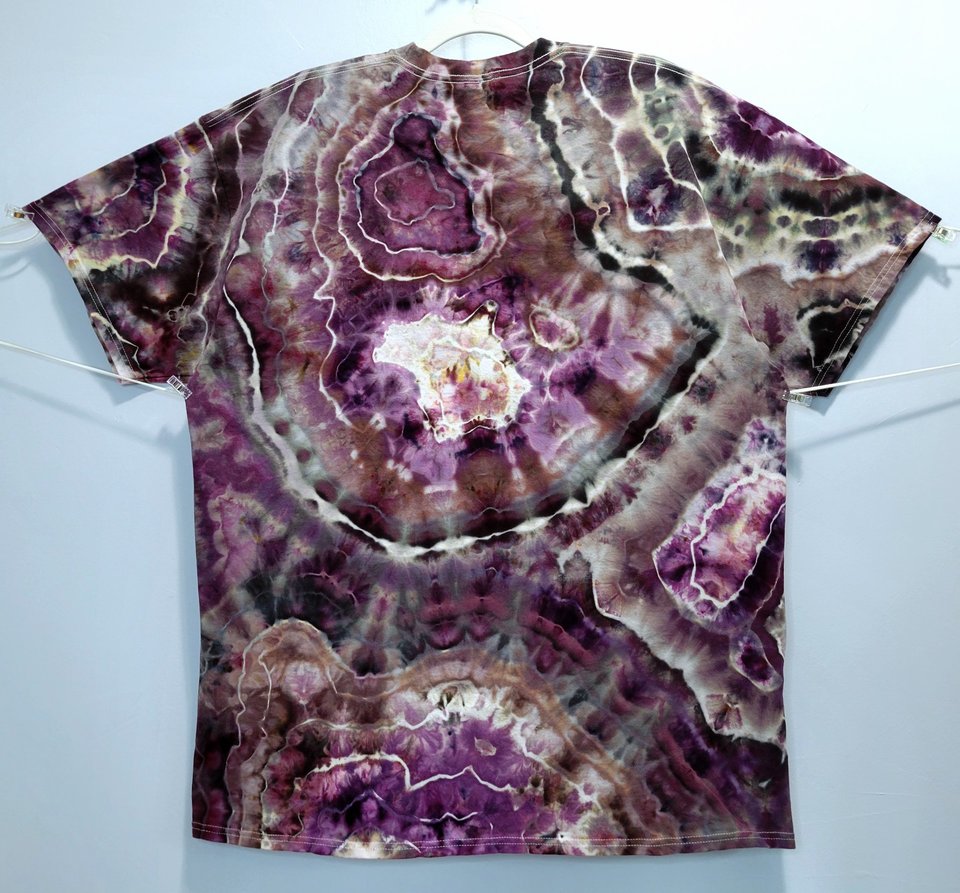 2XL Tall T-Shirt, Plum Geode
