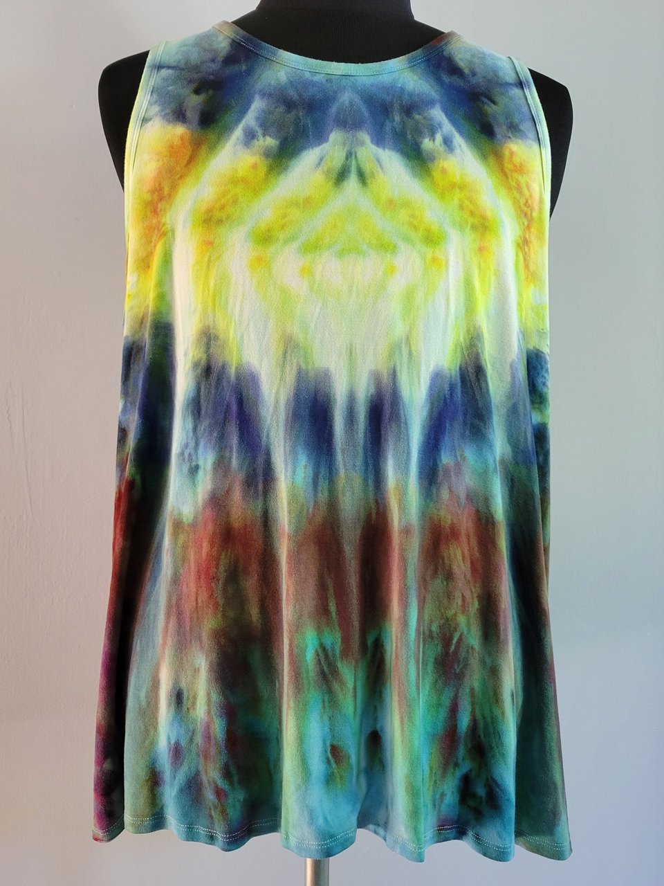 XXL Tank Rayon Swing Tunic, Portal