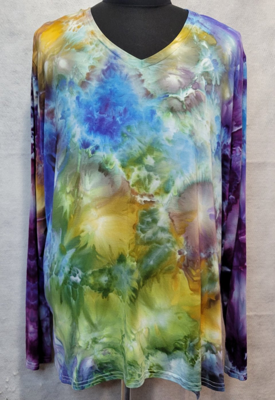 3XL Rayon Tunic, Monet Flow