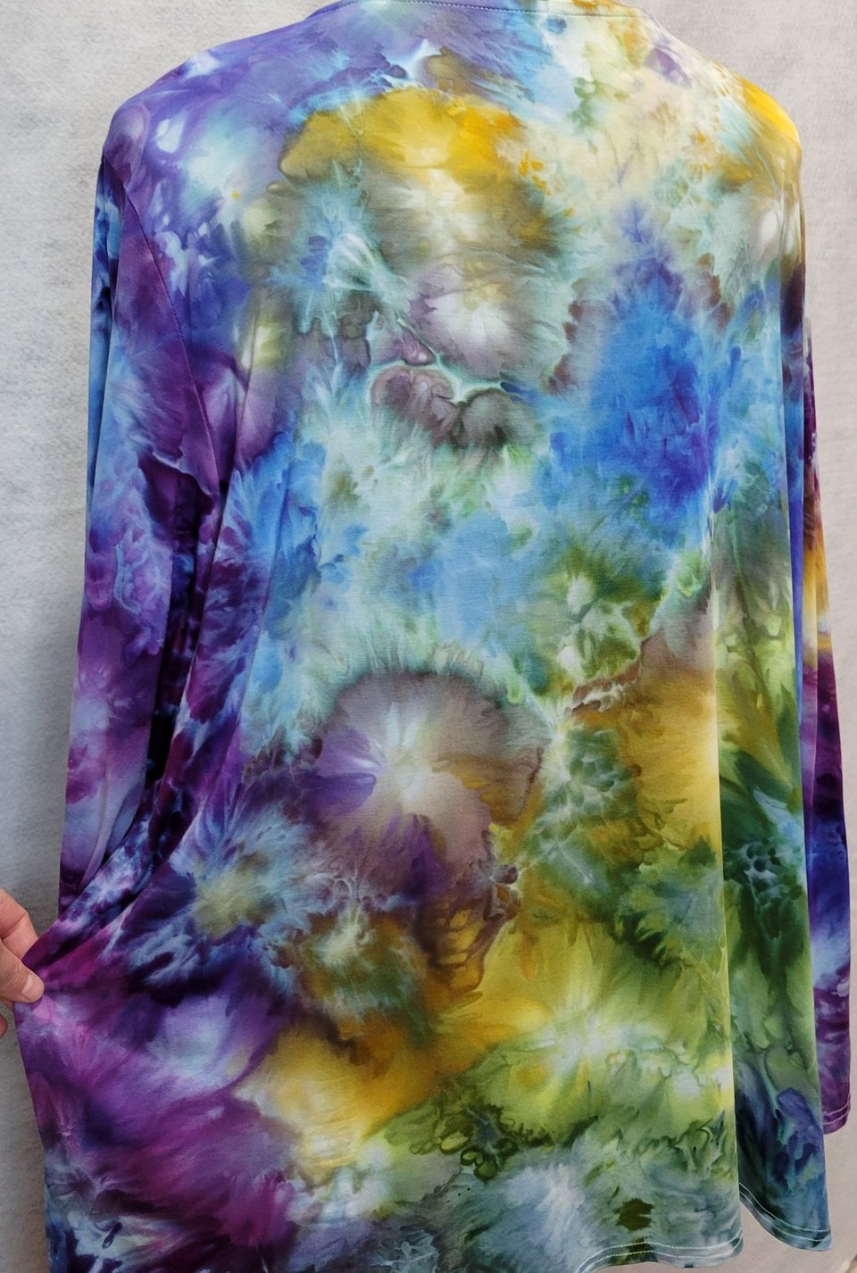 3XL Rayon Tunic, Monet Flow