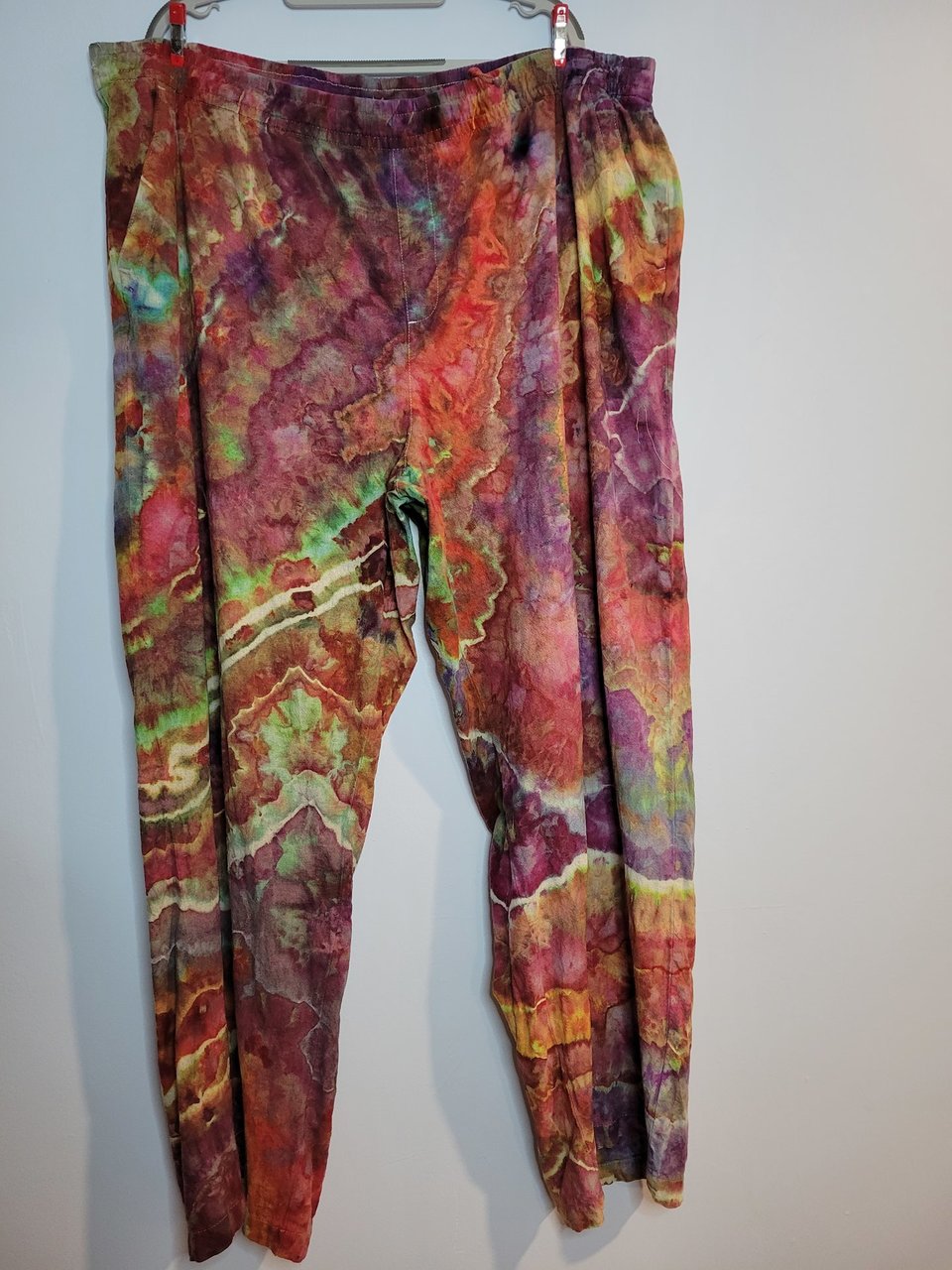 XXL Tall Linen Pants, Koroit Opal