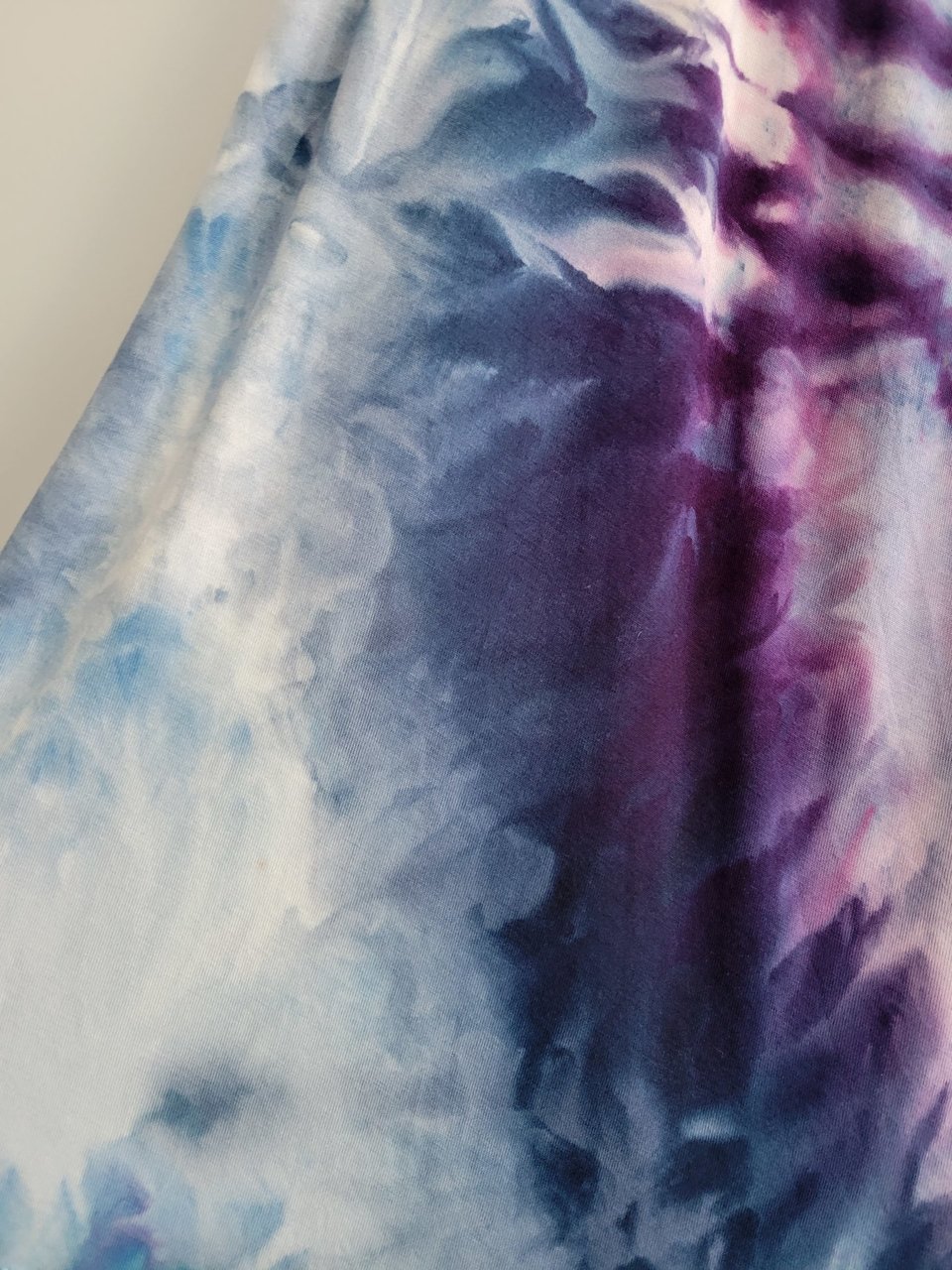 XL Button Back Rayon Tank, Swirl