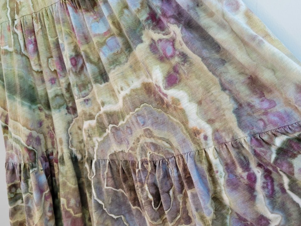 XL Swing Dress, Coastal Fog Geode