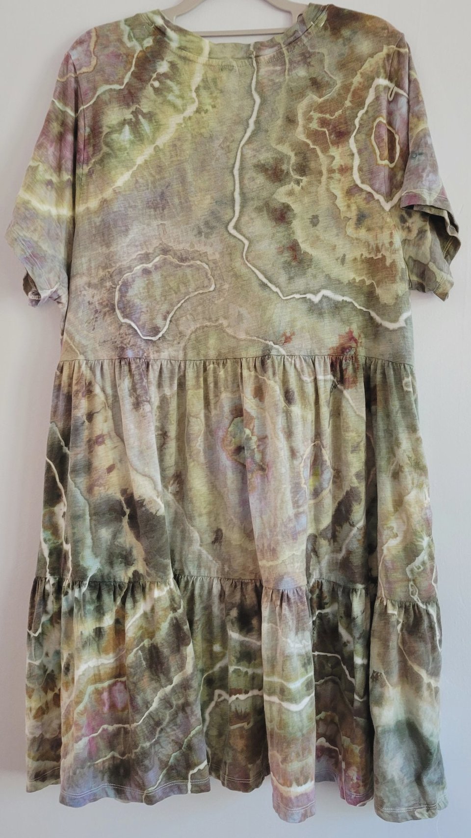 XL Swing Dress, Coastal Fog Geode
