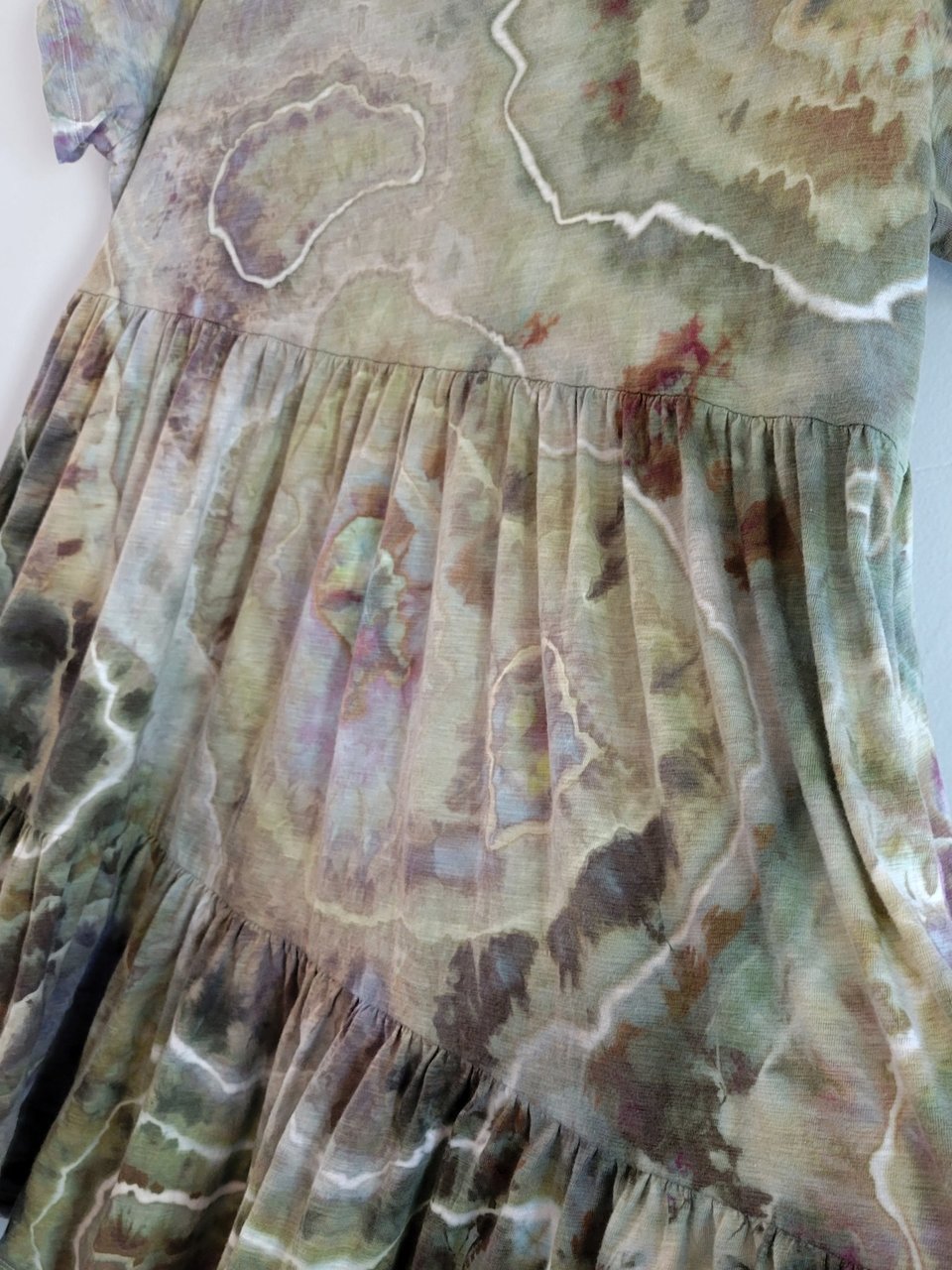 XL Swing Dress, Coastal Fog Geode