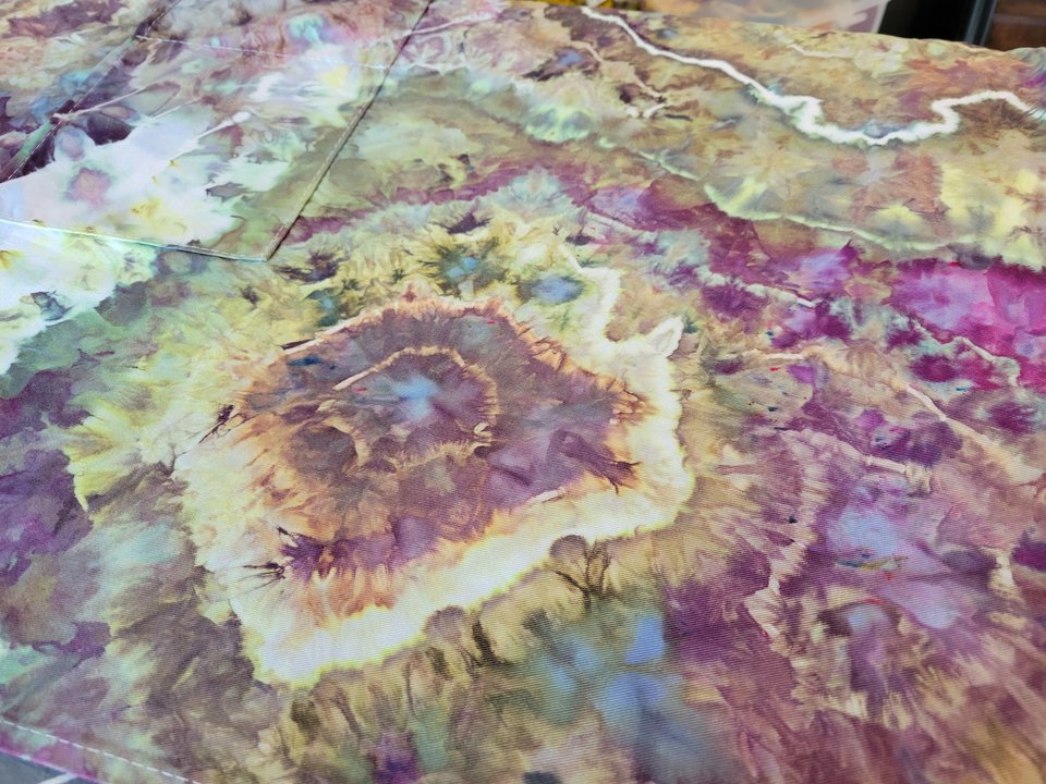 Apron, Brown & Purple Geode