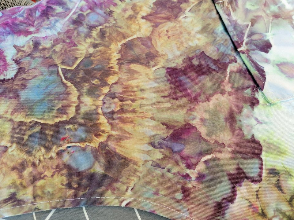 Apron, Brown & Purple Geode