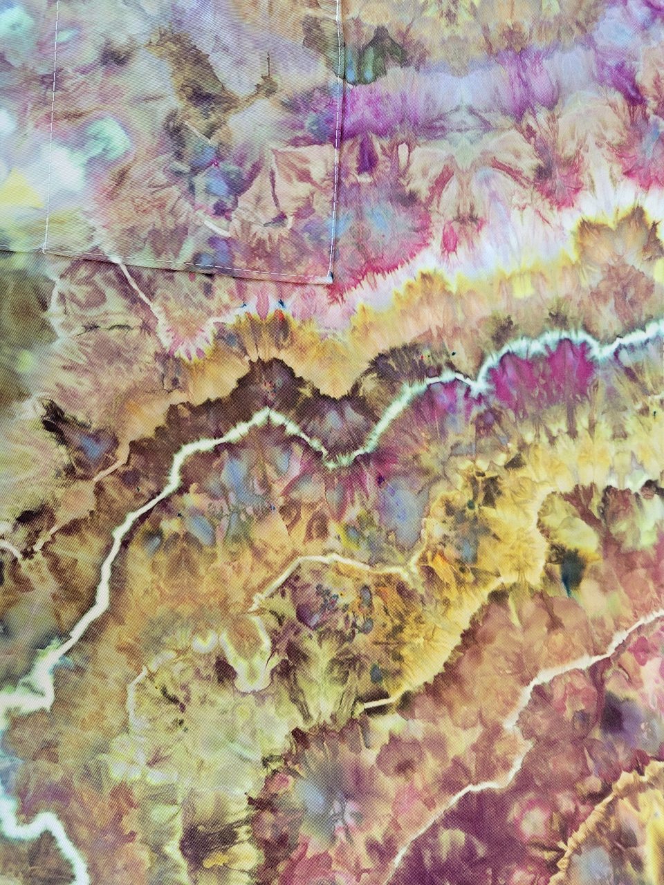 Apron, Brown & Purple Geode
