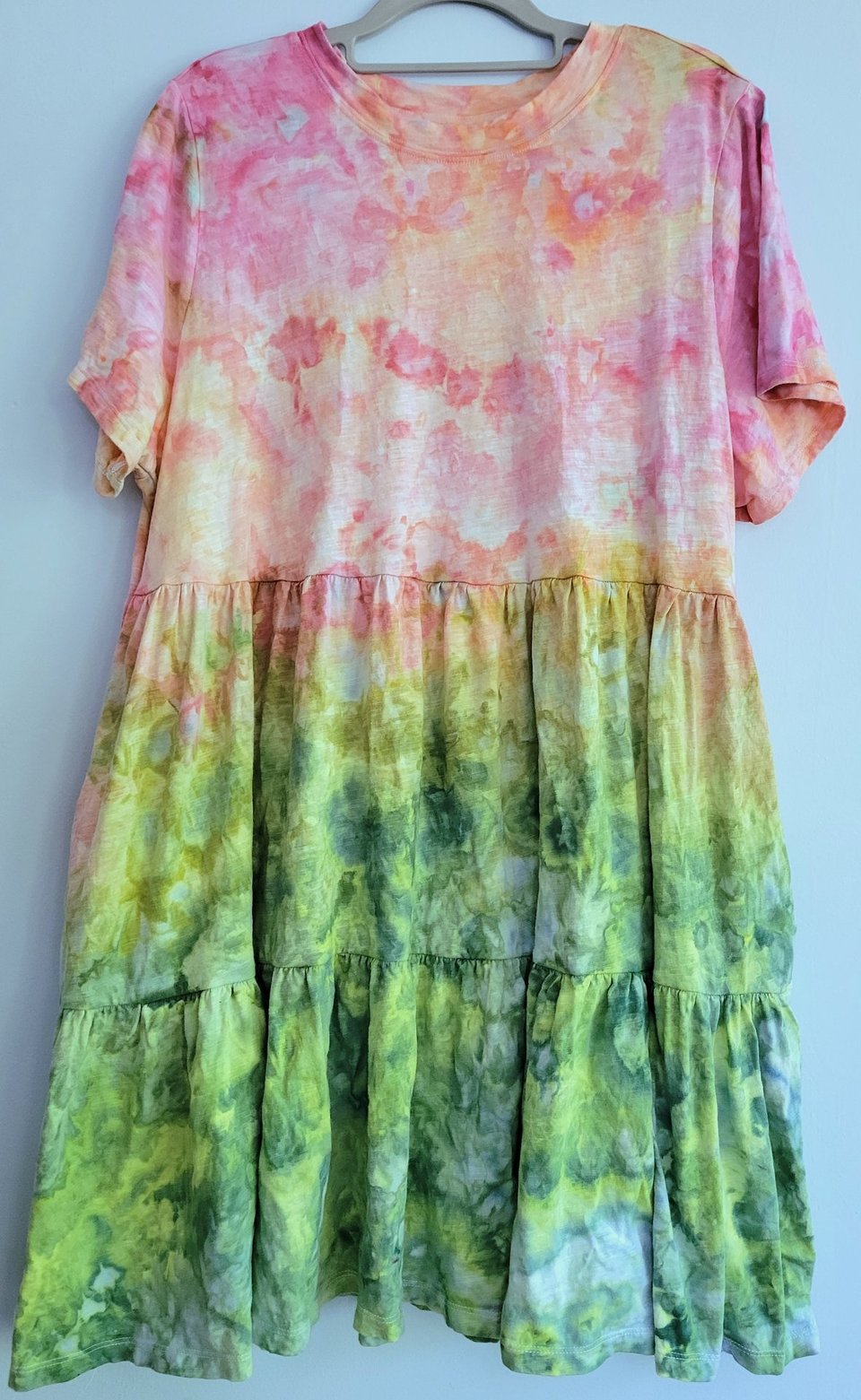 XL Swing Dress, Summer Garden