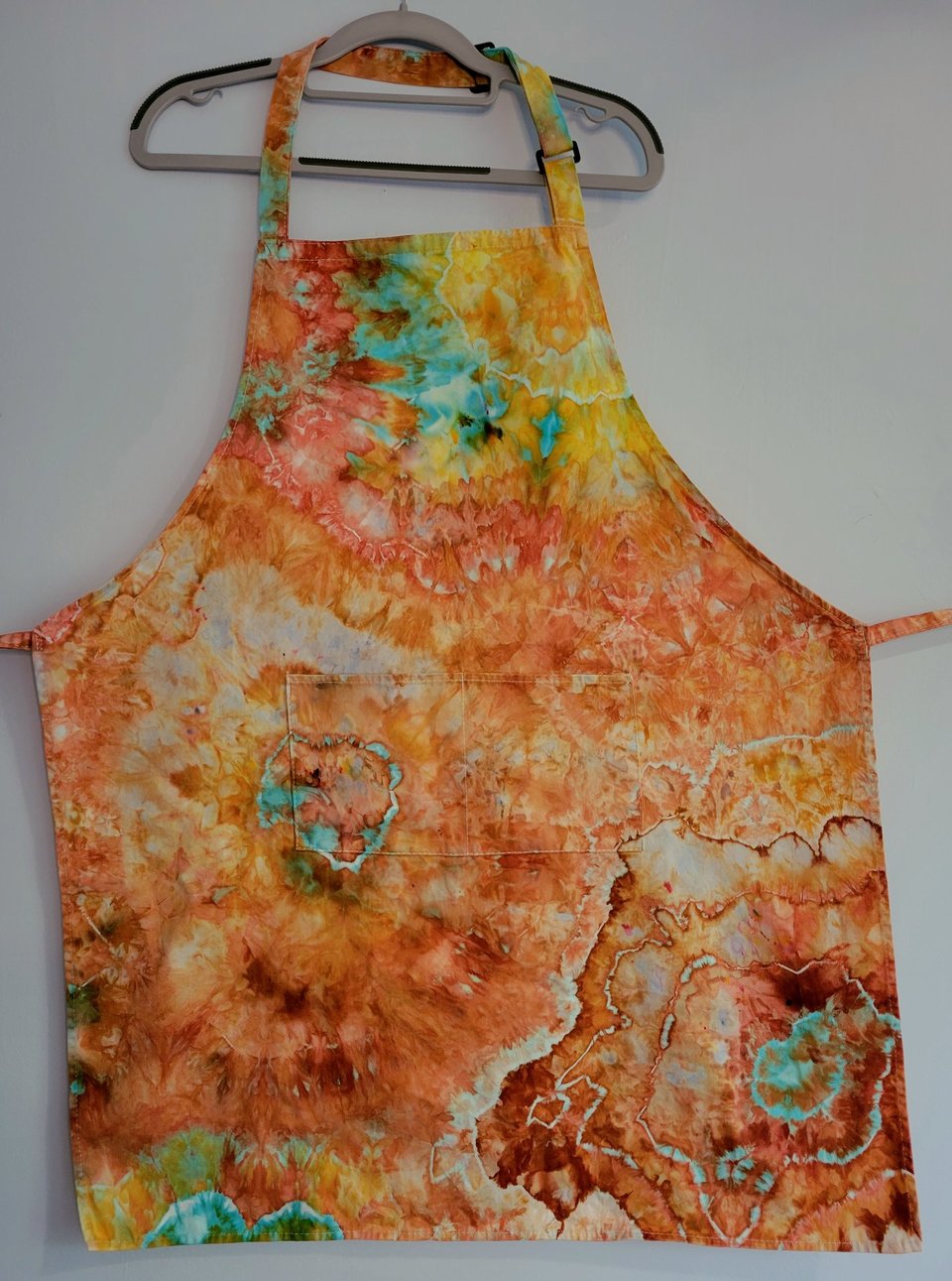 Apron, Terracotta & Wasabi