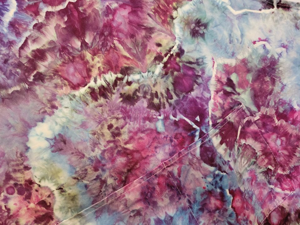 Apron, Aster & Dusty Purple Geode