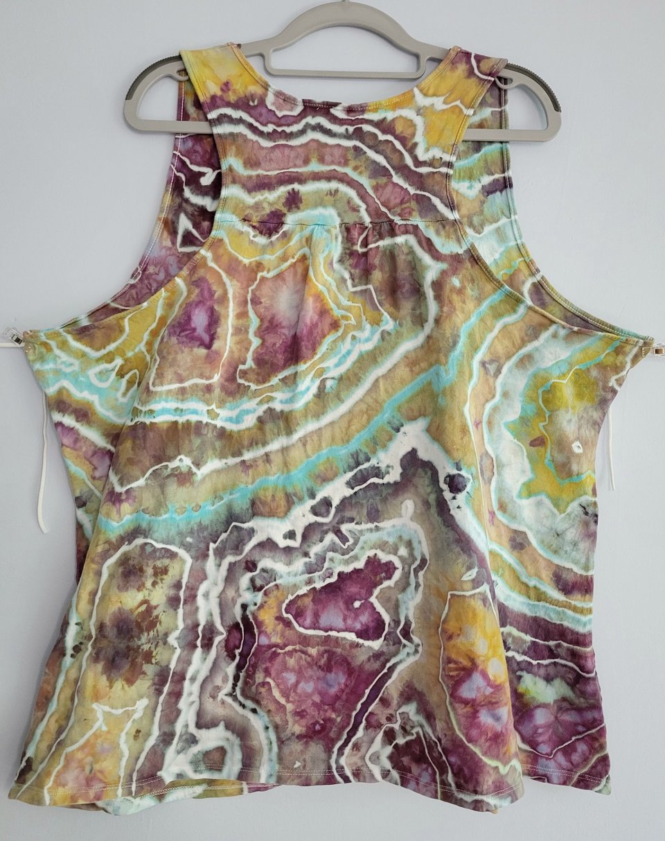 3XL Racerback Tank, Mookaite Jasper