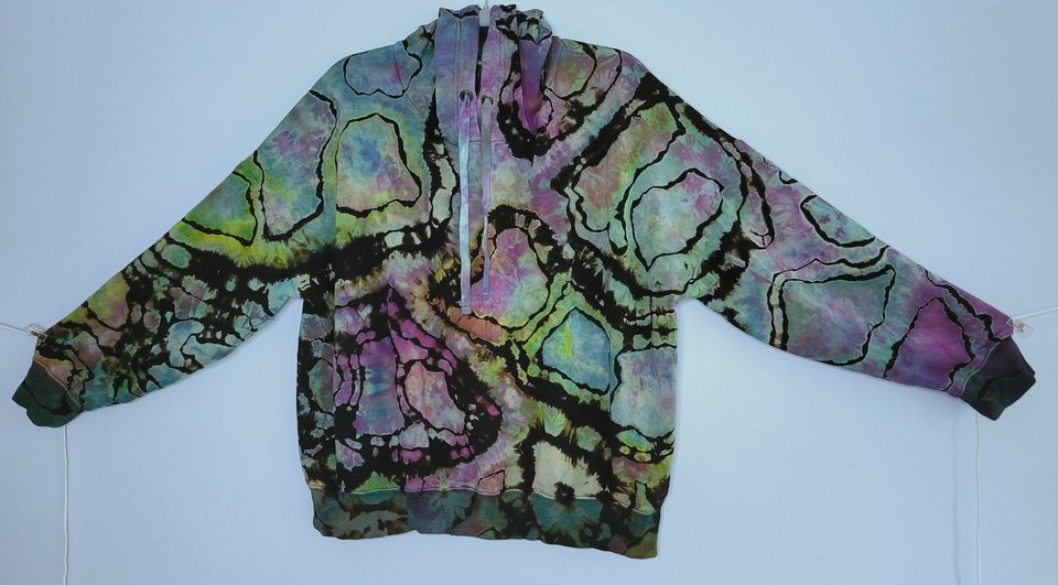 XL Bamboo Viscose Hoodie, Abalone