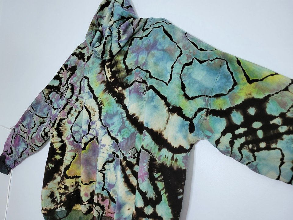 XL Bamboo Viscose Hoodie, Abalone