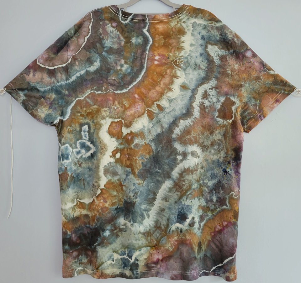 2XL Bamboo V-neck T-Shirt, Stormy Sands