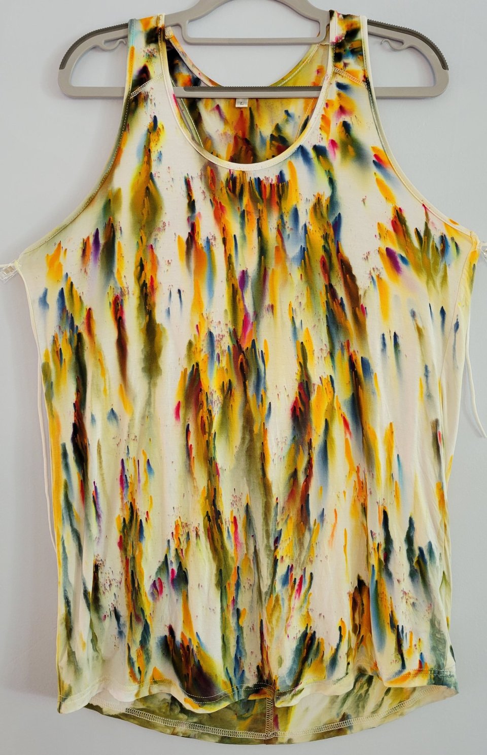 L Racerback Rayon Tank, Sprinkles 