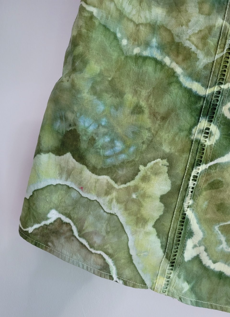 XL Cuban Shirt, Forest Geode