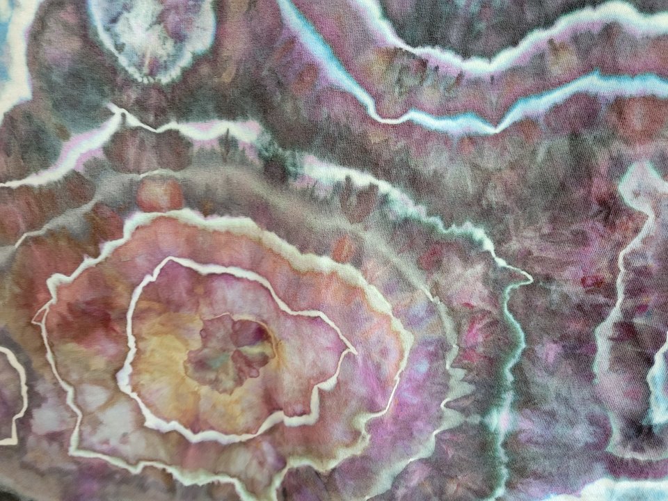2XL Tall T-Shirt, Electric Storm Geode