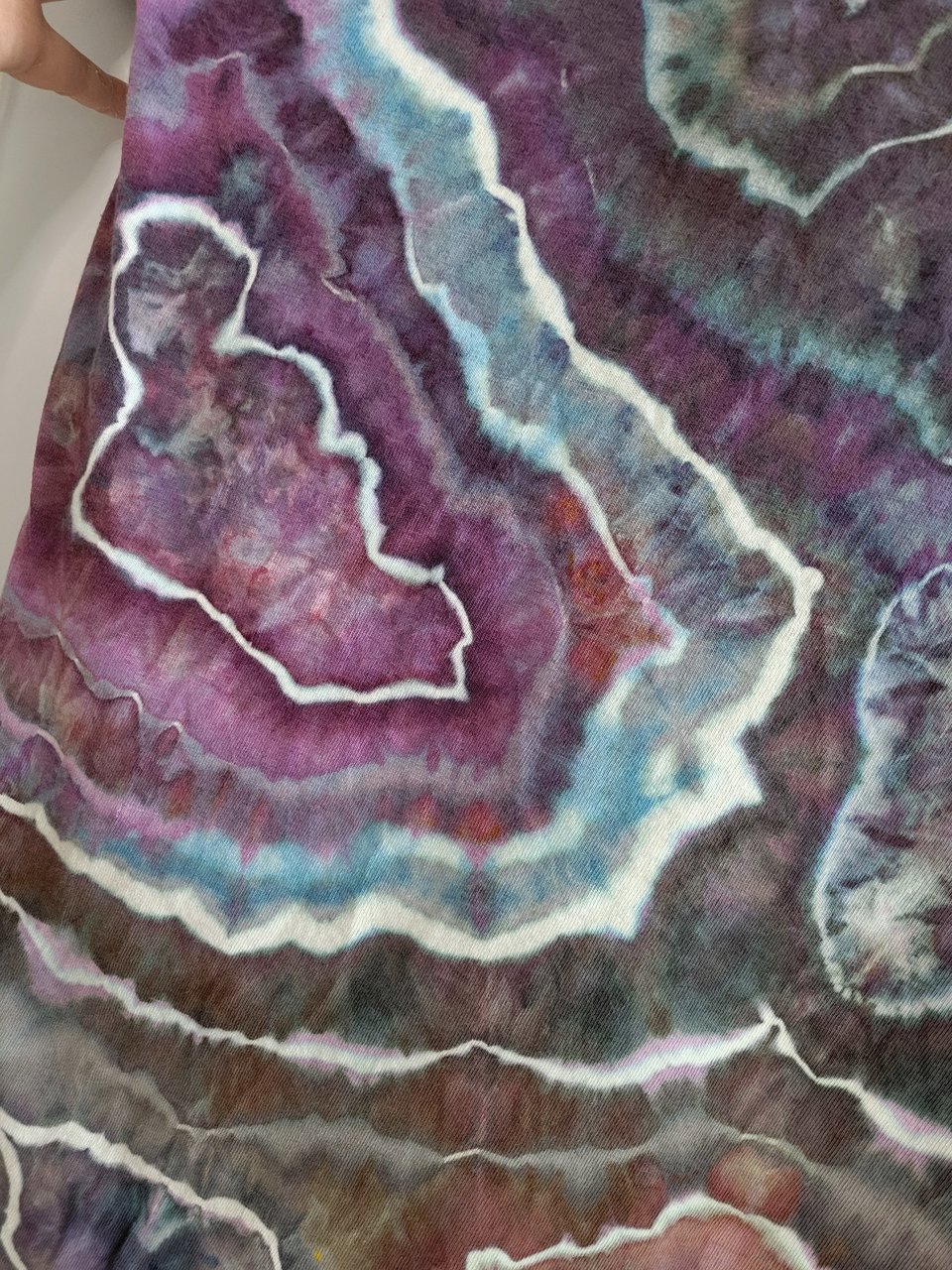 2XL Tall T-Shirt, Electric Storm Geode