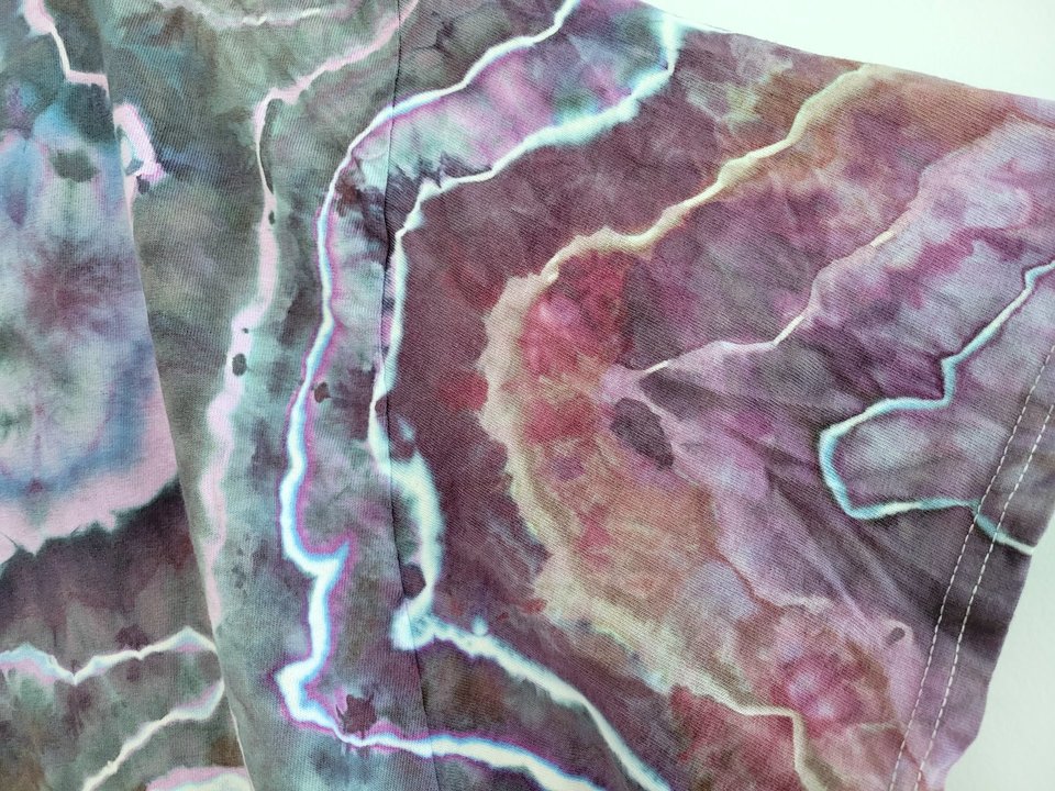 2XL Tall T-Shirt, Electric Storm Geode