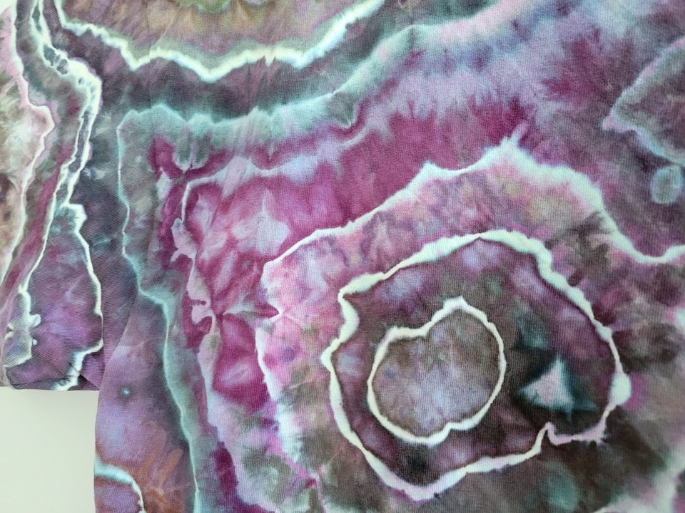 2XL Tall T-Shirt, Electric Storm Geode