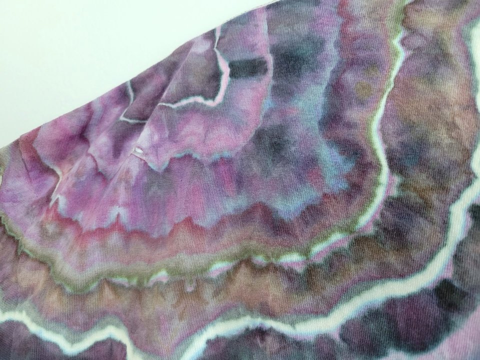 2XL Tall T-Shirt, Electric Storm Geode