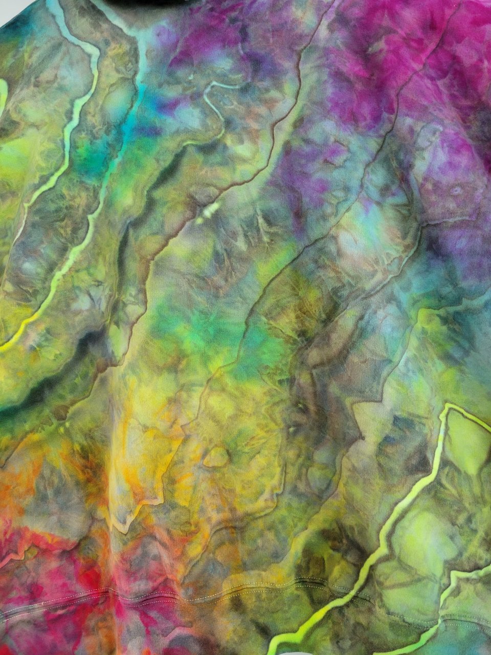 XL Hoodie, Rainbow Storm Geode