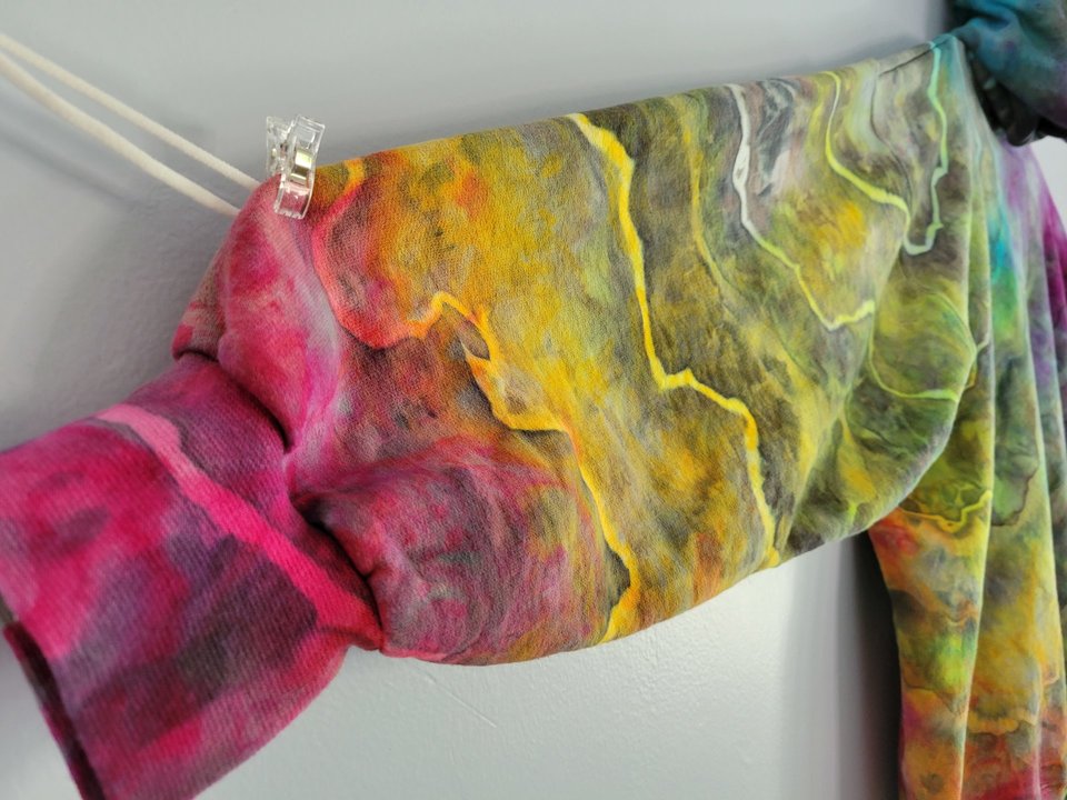 XL Hoodie, Rainbow Storm Geode