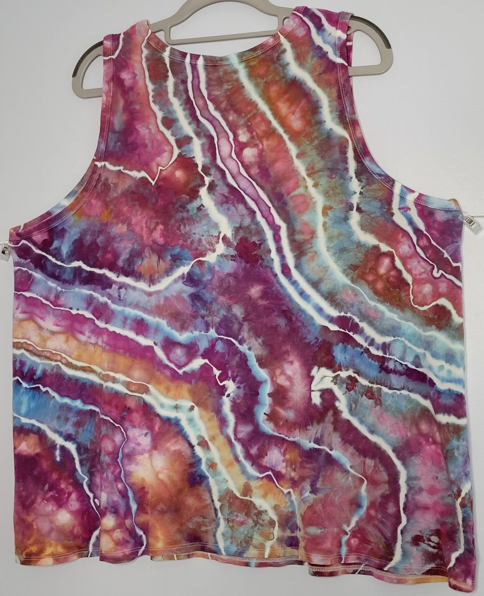 XL Rayon Tank, Raku Geode