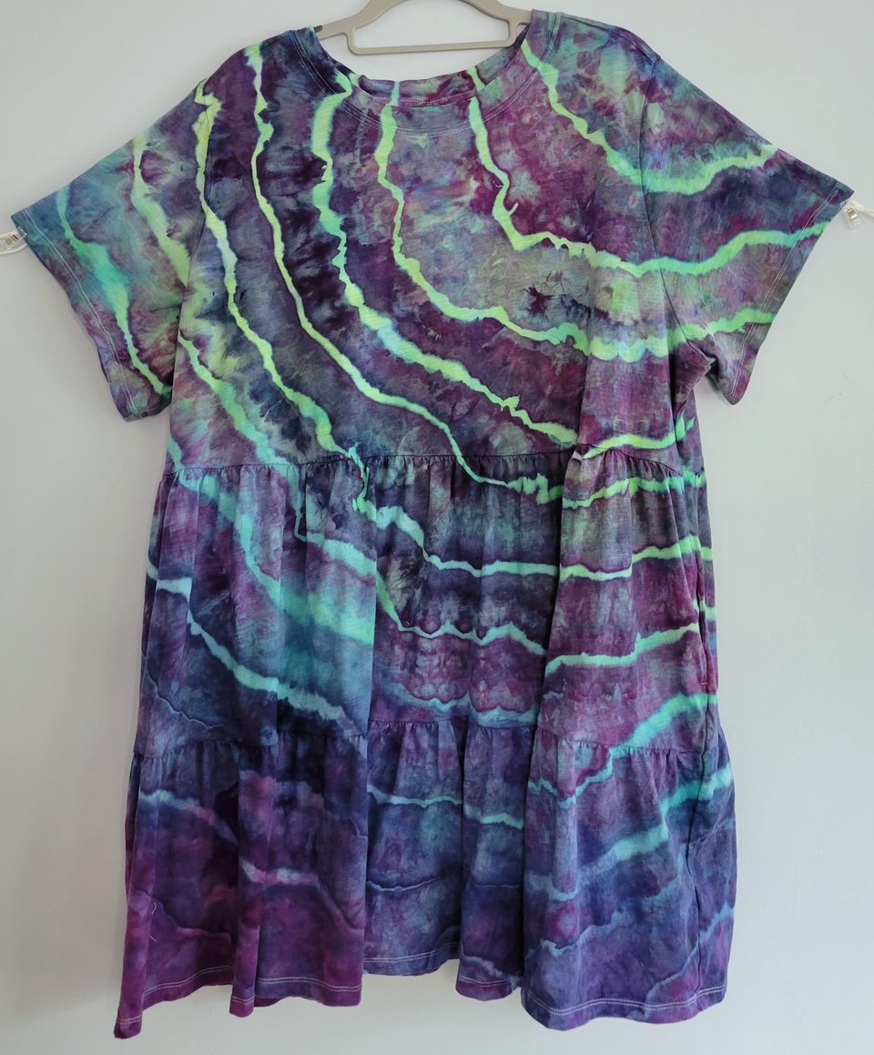 2X Swing Dress, Abalone
