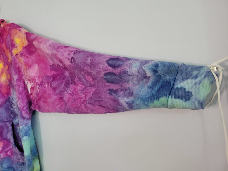 M/L Hoodie, Bright Rainbow