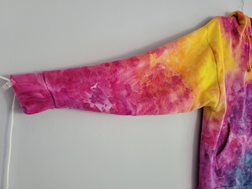M/L Hoodie, Bright Rainbow