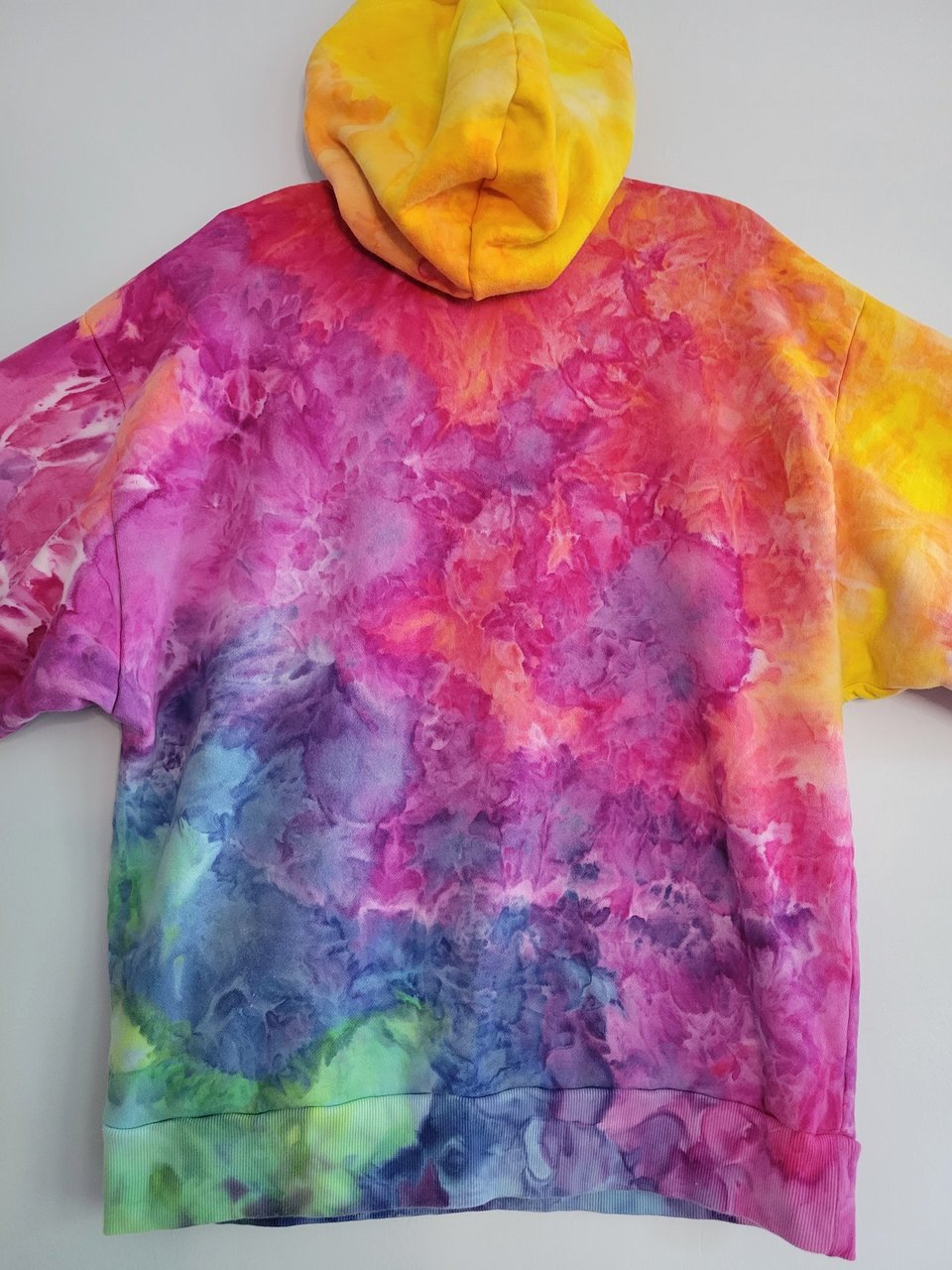 M/L Hoodie, Bright Rainbow
