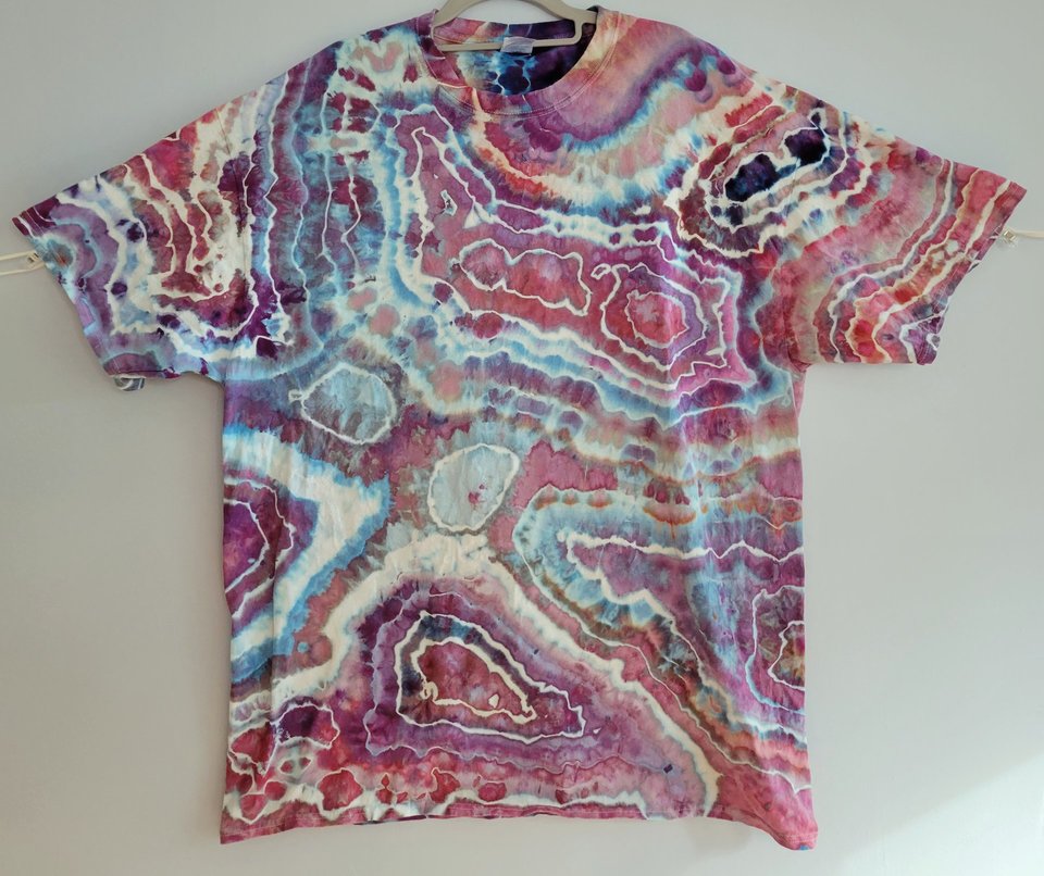 2XL Tall T-shirt, Dusk Geode