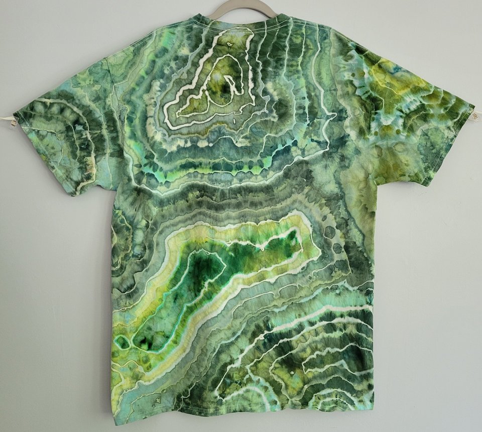 XL Tall T-shirt, Green Geode