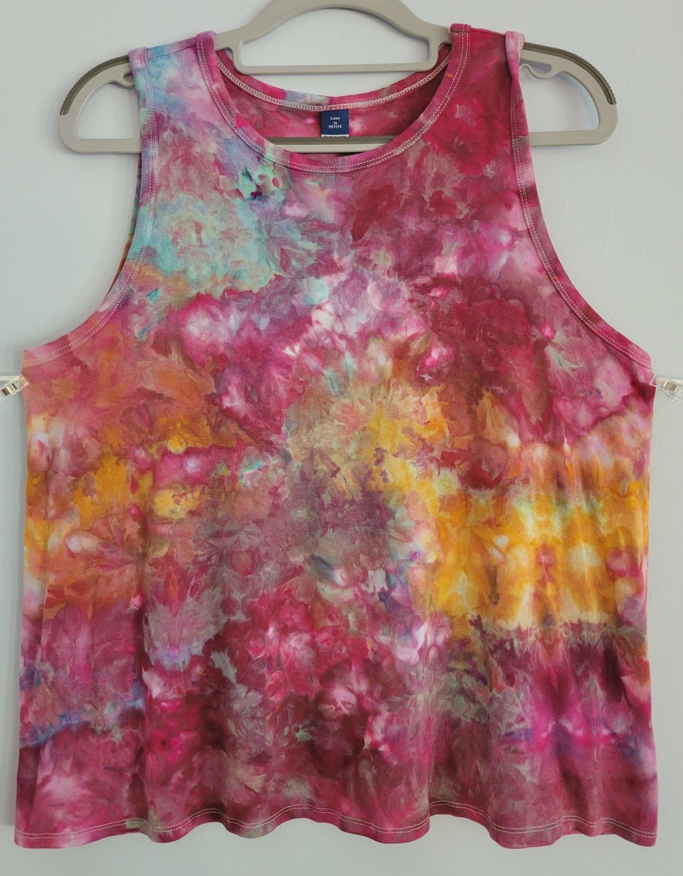M Petite Luxe Tank, Unicorn Watercolor