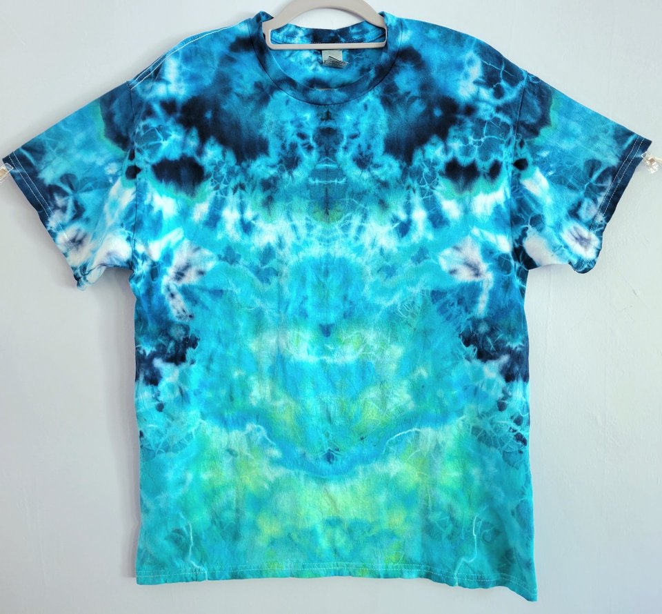 L Unisex Crewneck T, Aquatic