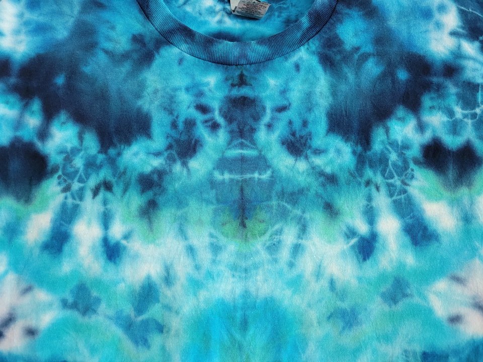 L Unisex Crewneck T, Aquatic
