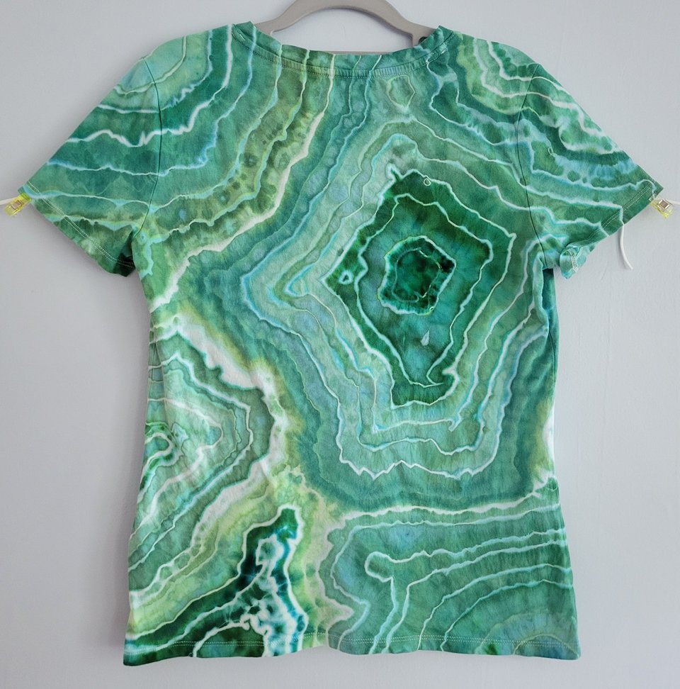 M V-neck T-shirt, Malachite