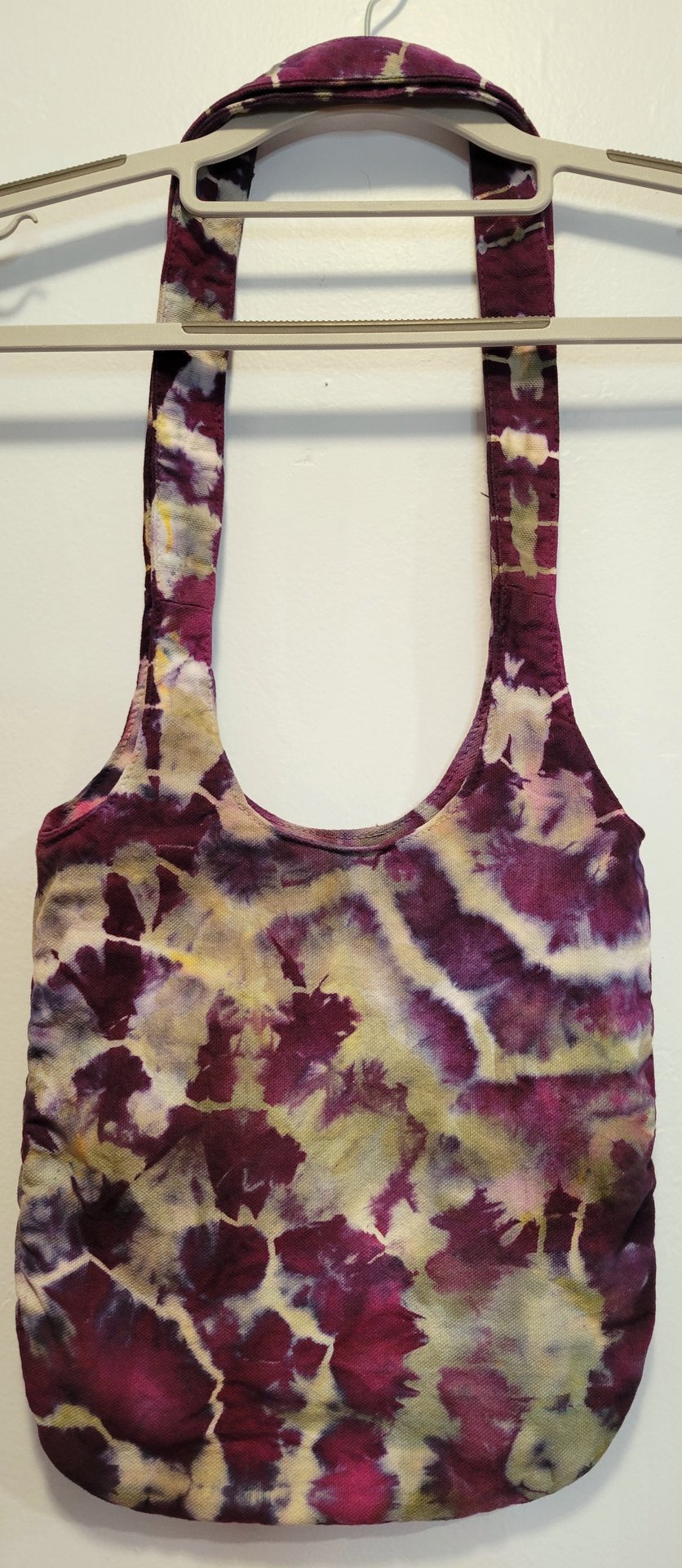 Shoulder Bag, Purple & Sage Geode