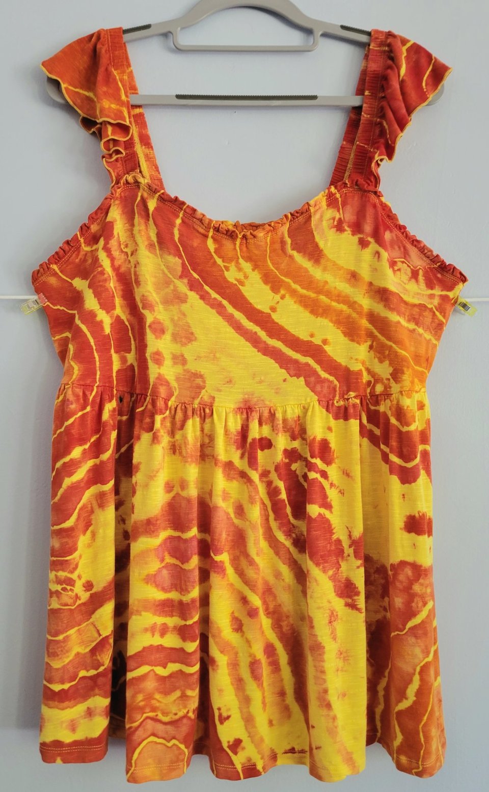 2X 18/20 Rayon Tank, Fire Geode