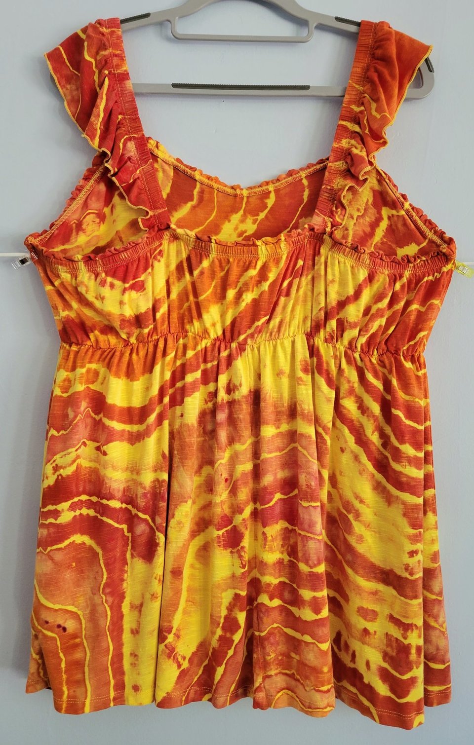 2X 18/20 Rayon Tank, Fire Geode